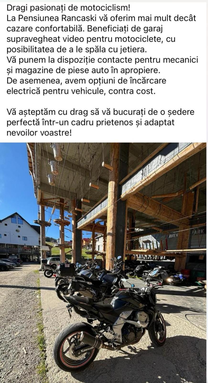 Pensiunea Rancaski Bagian luar foto